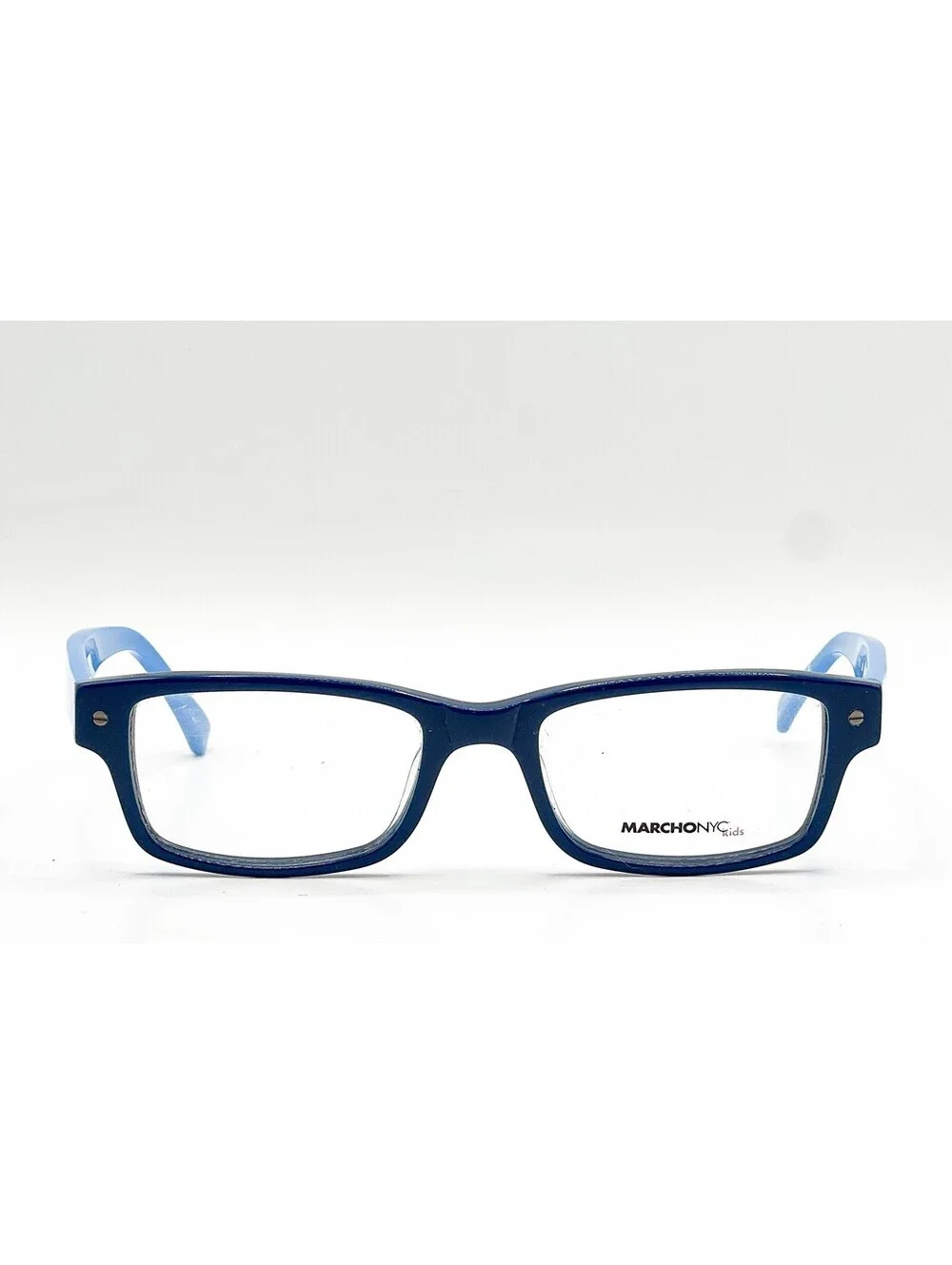 Marchon Nyc Kids Kyle 454 Blue Authentic Eyeglasses 48-18-135
